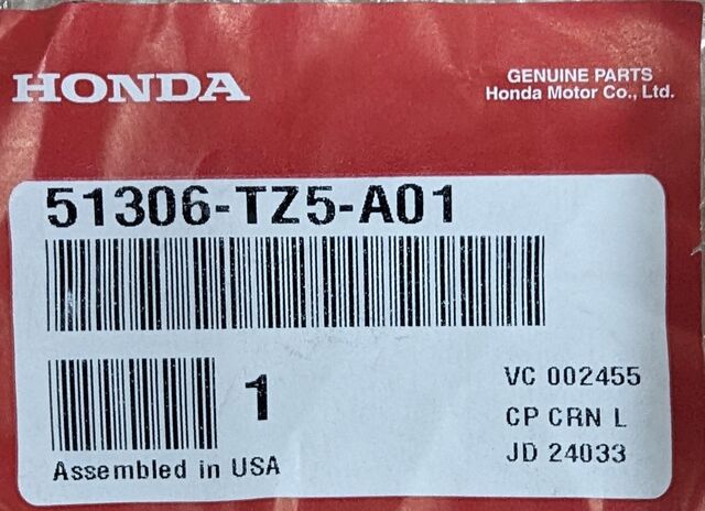 51306-TZ5-A01 - 2016-2023 Honda - Bush Front Stabilizer Holder