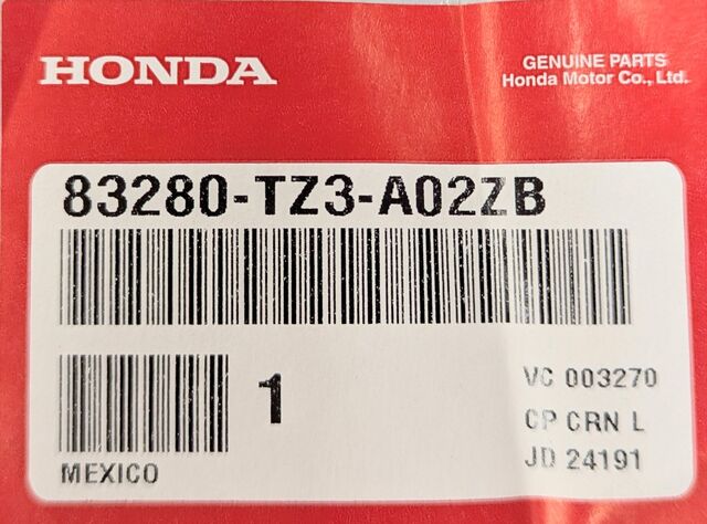 83280-TZ3-A02ZB - 2018-2020 Acura TLX - Sun-Visor Assembly, L
