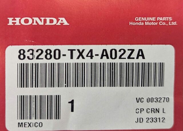 83280-TX4-A02ZA - 2013-2018 Acura RDX - Sun-Visor Assembly, L