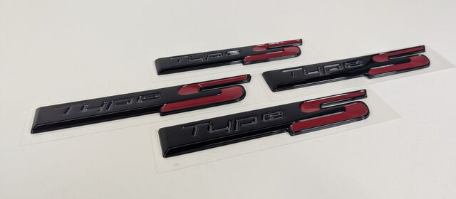 08F20-TGZ-200A - Emblem Kit (Type S) (Black Chrome) | All Discount