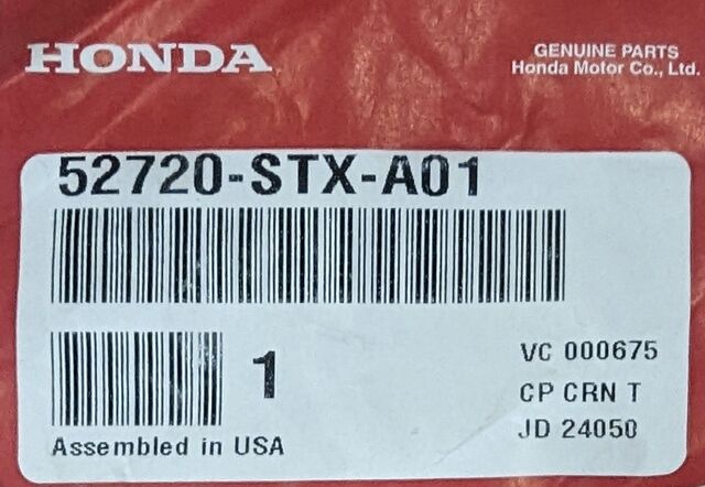 52720-STX-A01 - 2009-2015 Honda Pilot - Stopper Assembly Rear Bump