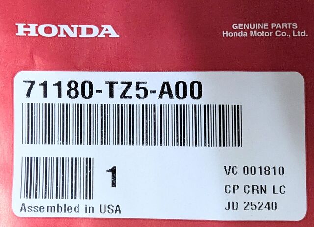 2014-2016 Acura MDX Base Front Bumper License Plate | All Discount