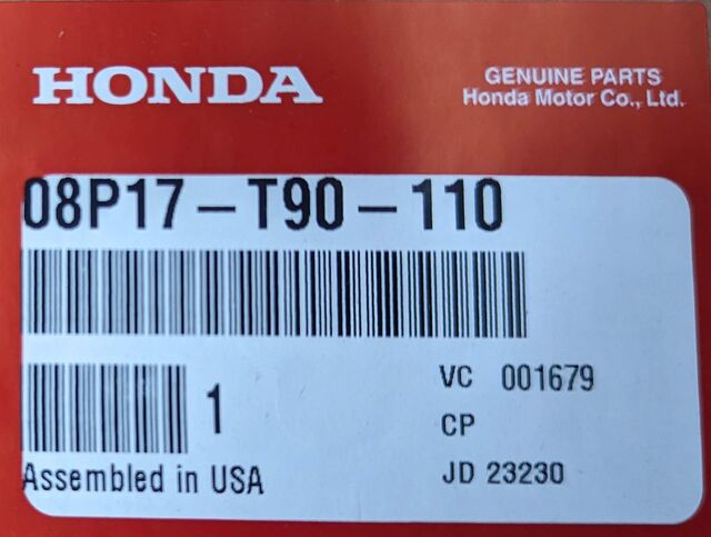 Genuine Honda Pilot High Wall All-Season Floor Mats 2023-2025 (08P17-T90-110) – Black Rubber, Front, Second & Third Row