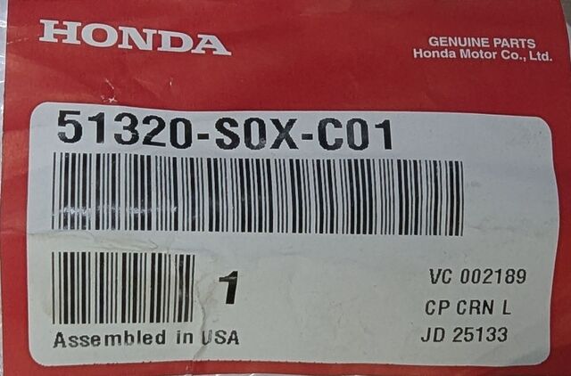 New Genuine Honda Link Assembly, Front Stabilizer - 51320-S0X-C01