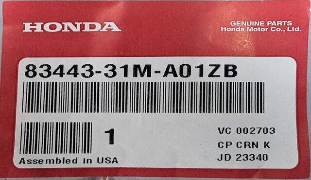 83443-31M-A01ZB - Shift Boot Assembly *R159L* (Red Stitching