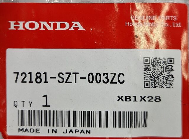 72181-SZT-003ZC - 2011-2015 Honda CR-Z - Handle Assembly L Front