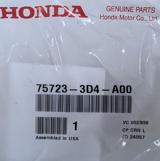 75723-3D4-A00 - 2023-2024 Honda CR-V - Nameplate | All Discount
