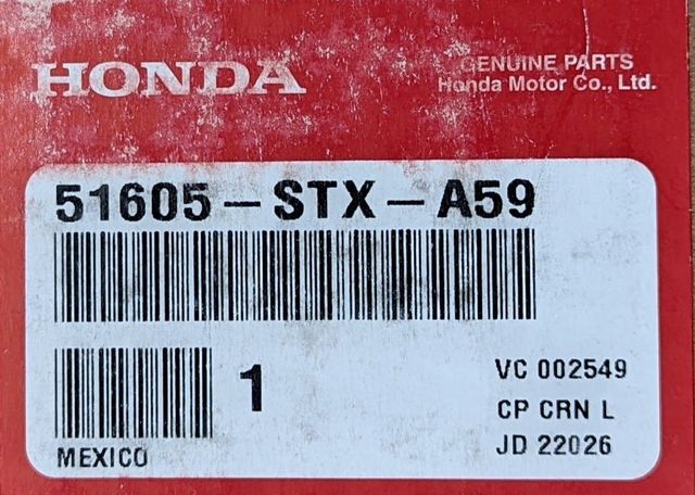 51605-STX-A59 - 2010-2013 Acura - S/ABS Unit, R Front | All