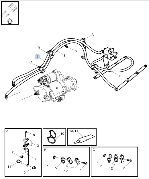 21542947 VOLVO 21542947 BATTERY CABLE Truck Part Center