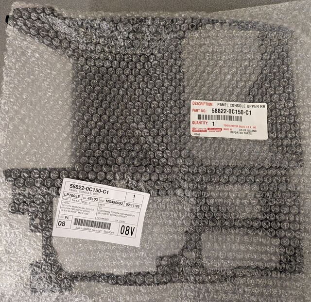 サーフノア3 Genuine Official Toyota Center Console Trim (TRD Pro Tundra