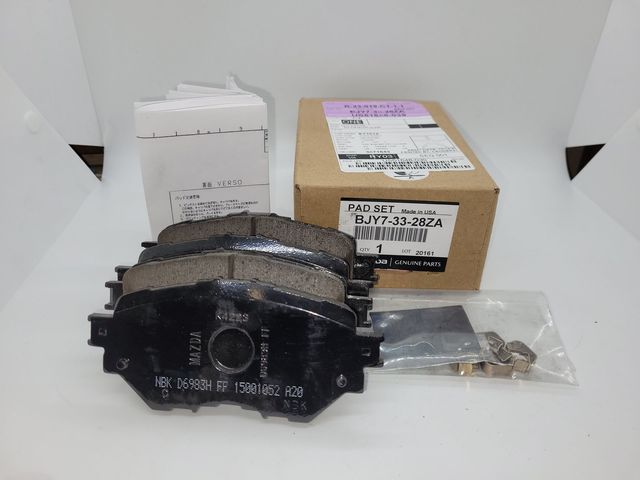BJY7-33-28ZA - Brake Pads Front 2014-2018 Mazda 3 | Mazda Parts