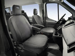 Charcoal Front Captain's Chair Covers for Ford Transit