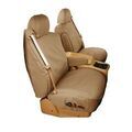 Taupe Front Captain's Seat Covers for Ford Super Duty