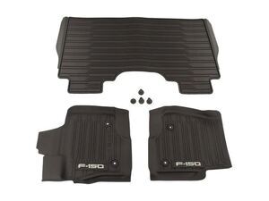 All-Weather Floor Mats for Ford F-150 SuperCrew with Vinyl Floor