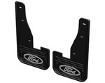 Black Oval Rear Gatorback Splash Guards for Ford Explorer