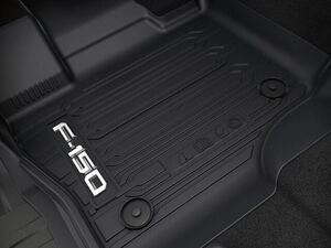 All-Weather Floor Mats for Ford F-150 SuperCab with Vinyl Floor