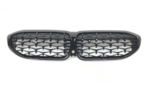 51139448475 - : G20 3 Series M340iX Gloss Black Front Kidney Grille - Park Assist Plus for BMW Image
