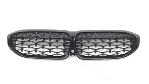 G20 3 Series M340iX Gloss Black Front Kidney Grille - Park Assist Plus - BMW (51-13-9-448-475)