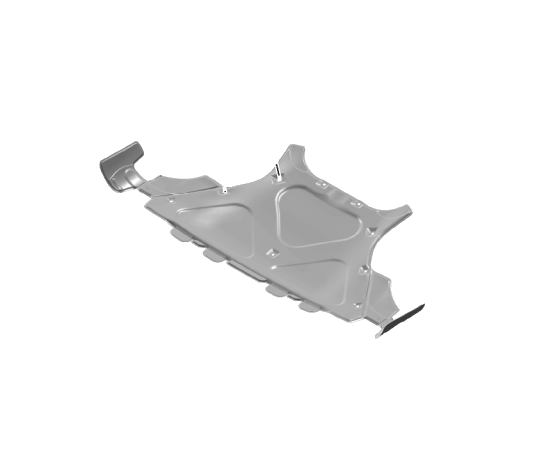 【g 】 Genuine Porsche 95B-863-831-C |Sound Absorber, Hood | FREE