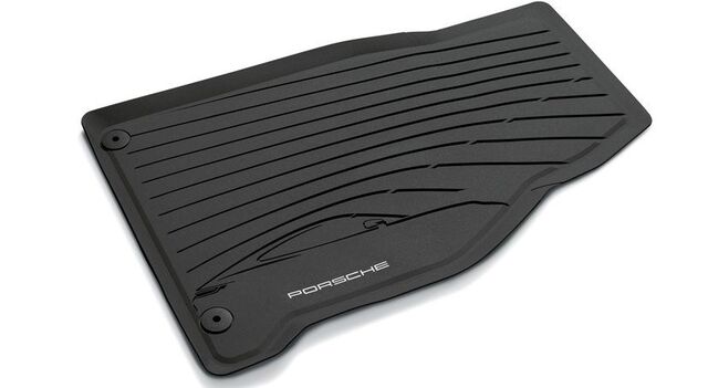 ポルシェ純正】ポルシェ 992 フロアマットセット(ブラック・右ハンドル 