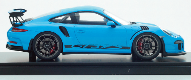 Porsche 911 GT3 RS 2019 Blu 1:18 - Modello In Scala Edizione Limitata - 3-LEFT CLOSEOUT