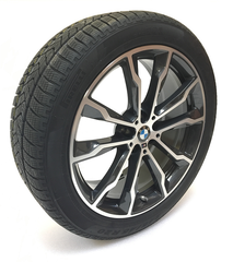 G01 X3 G02 X4 M Performance 20" Style 699M Winter Wheel/Tire Assembly, Orbit Grey - 8x20 - BMW (36-11-0-003-064)