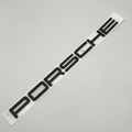 Genuine OEM Porsche 911 992 Rear Emblem – Matte Black Inscription Nameplate – 992 853 670 OK1