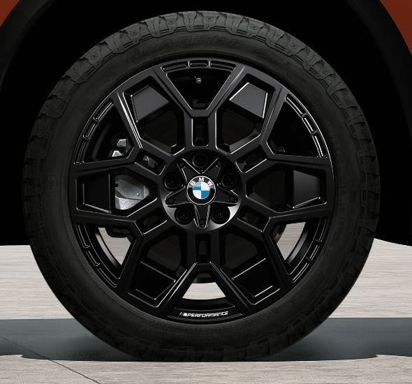 Genuine BMW 36115A65F36 U11 X1 18" Style 880M Star Spoke Jet Black Matte Winter Wheel/Tire
