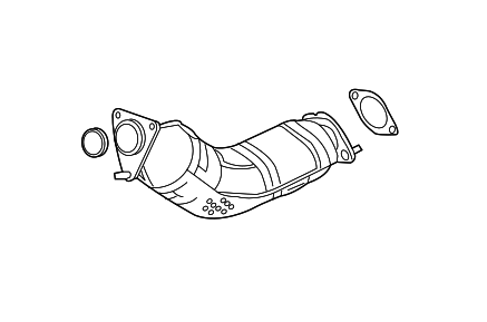 Catalytic Converter 2010-2014 INFINITI G37 (B08B3-1ET0B) Image
