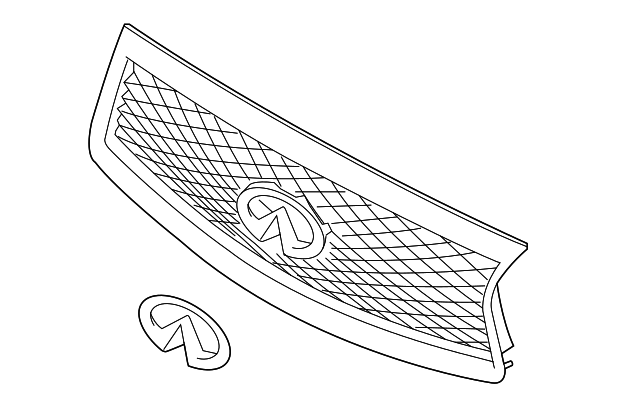Grille 2017-2018 INFINITI Q60 (62310-5CA0A) Image