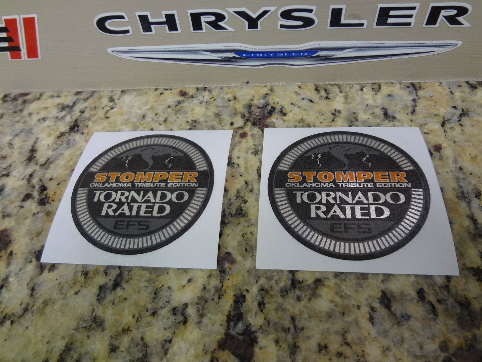 Jeep Trail Rated Nameplate Decal Sticker 2 Rebuilding Stomper Oklahoma