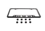 License Plate Frame - Black Stainless Steel