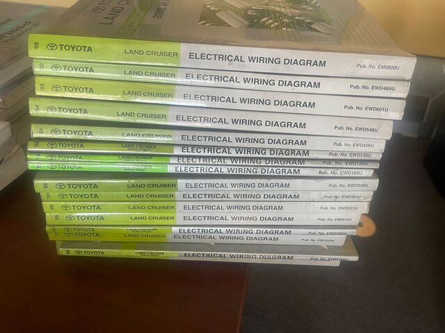 Toyota OEM USED LAND CRUISER ELECTRICAL WIRING DIAGRAMS LCM01 | Toyota