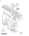 2007-2016 Volvo Engine Timing Cover Gasket