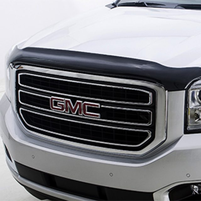 19329346 - : Aeroskin™ Hood Deflector by Lund® in Smoke Black for GMC: Yukon Image