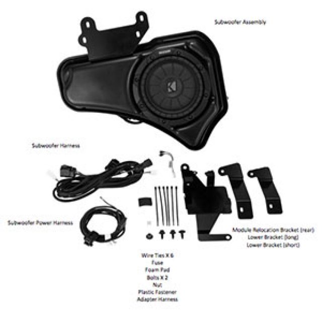 19355506 Audio, 200Watt Subwoofer Kit by Kicker® 20182020 GM