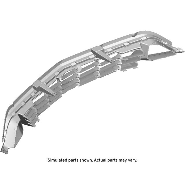 Black Front Lower Grille For Chevrolet Camaro 2019-2024 – ABS Plastic, Direct Fit, 84112283