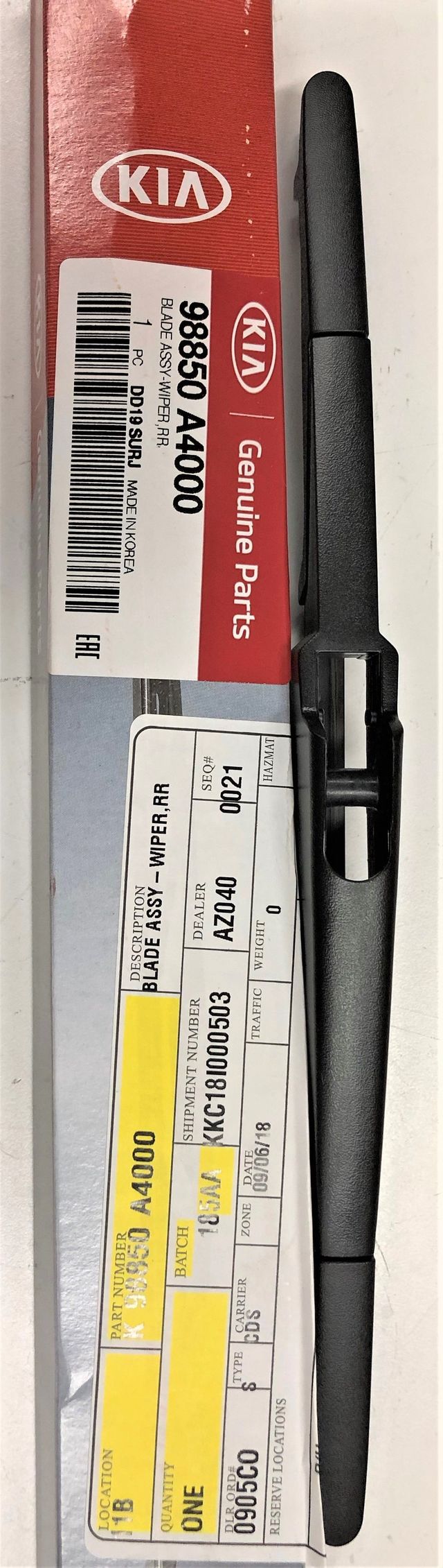 Kiia Sportage Models 2016 To 2020 Heyner Germany Aero Full Set Hybrid Windscreen Wiper Blades Front Rear 261612 HH2616H11O RA Kiia Sportage Models 2016 To 2020 Heyner Germany Aero Full Set Hybrid Windscreen Wiper Blades Front Rear 261612 HH2616H11O RA