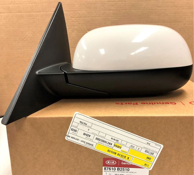 Mirror Glass Replacement + Silicone Adhesive For 10-13 Kia