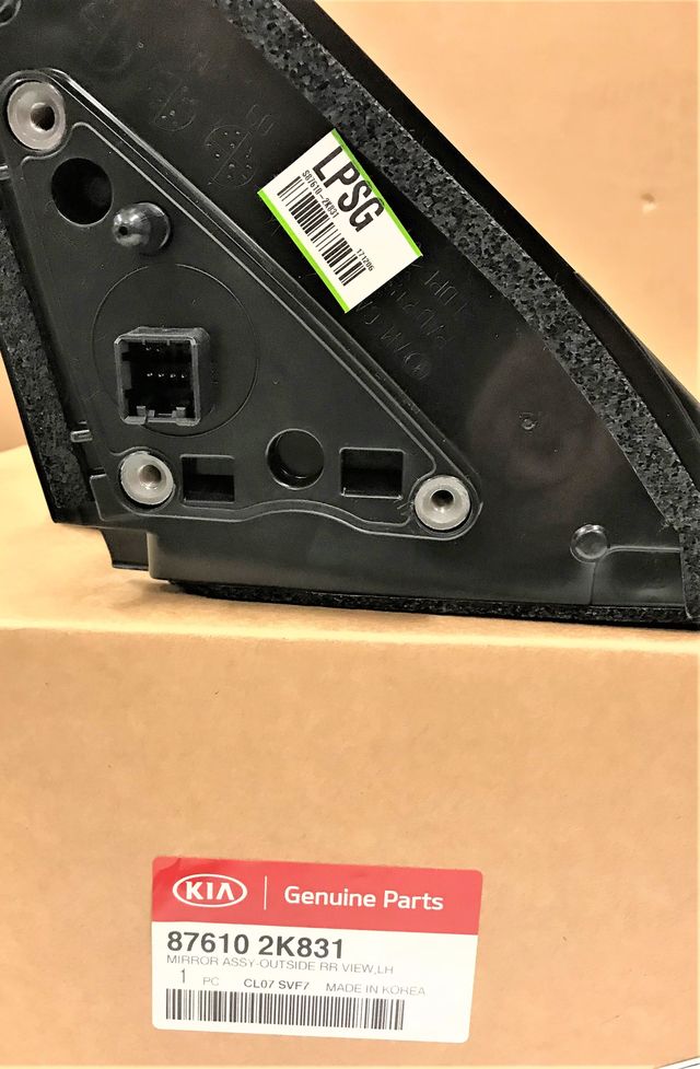 87610-2K831 - Mirror Assembly 2012-2013 Kia Soul | Kia.Parts Store