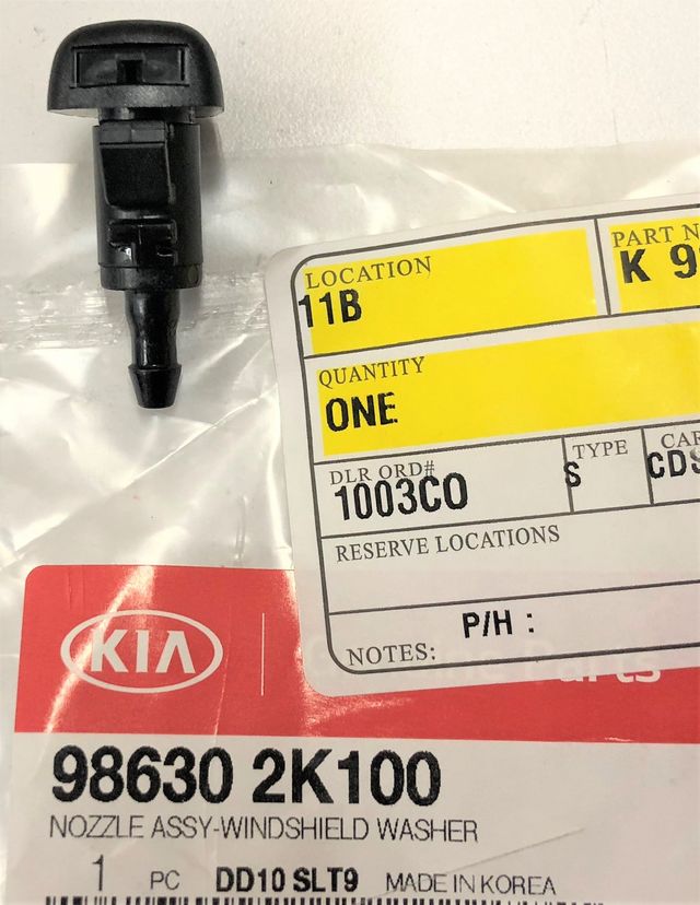 Ugelli Lavavetri Anteriori Per Kia E Hyundai: Ricambio Originale 98630-2K100 (2 Pezzi)