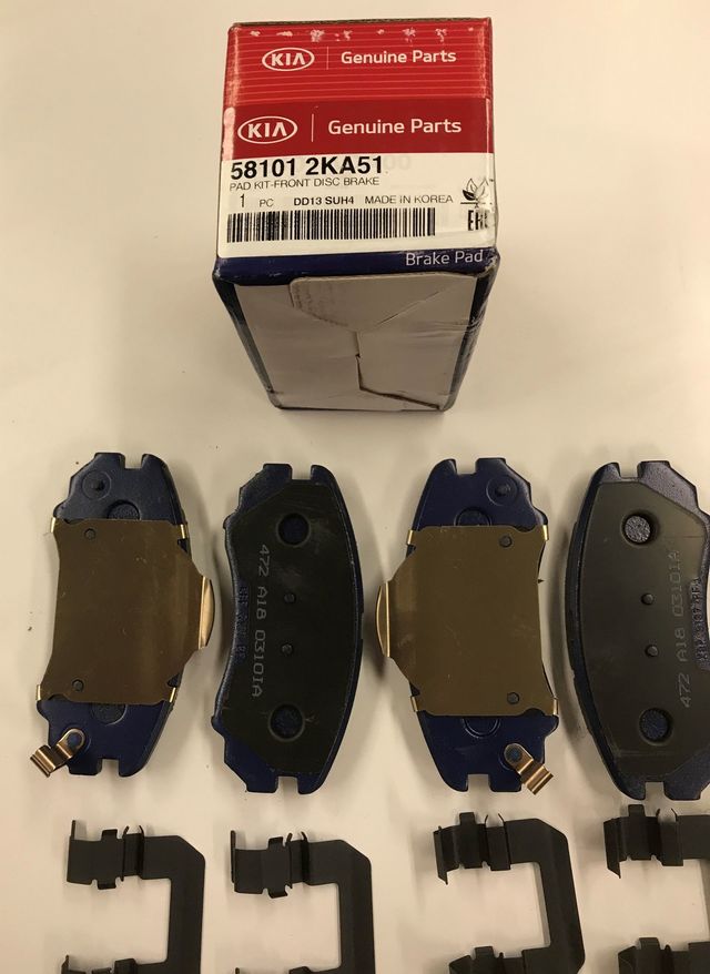 20122013 Kia Soul Brake Pads 581012KA51 Kia Parts Store Kia Wholesale