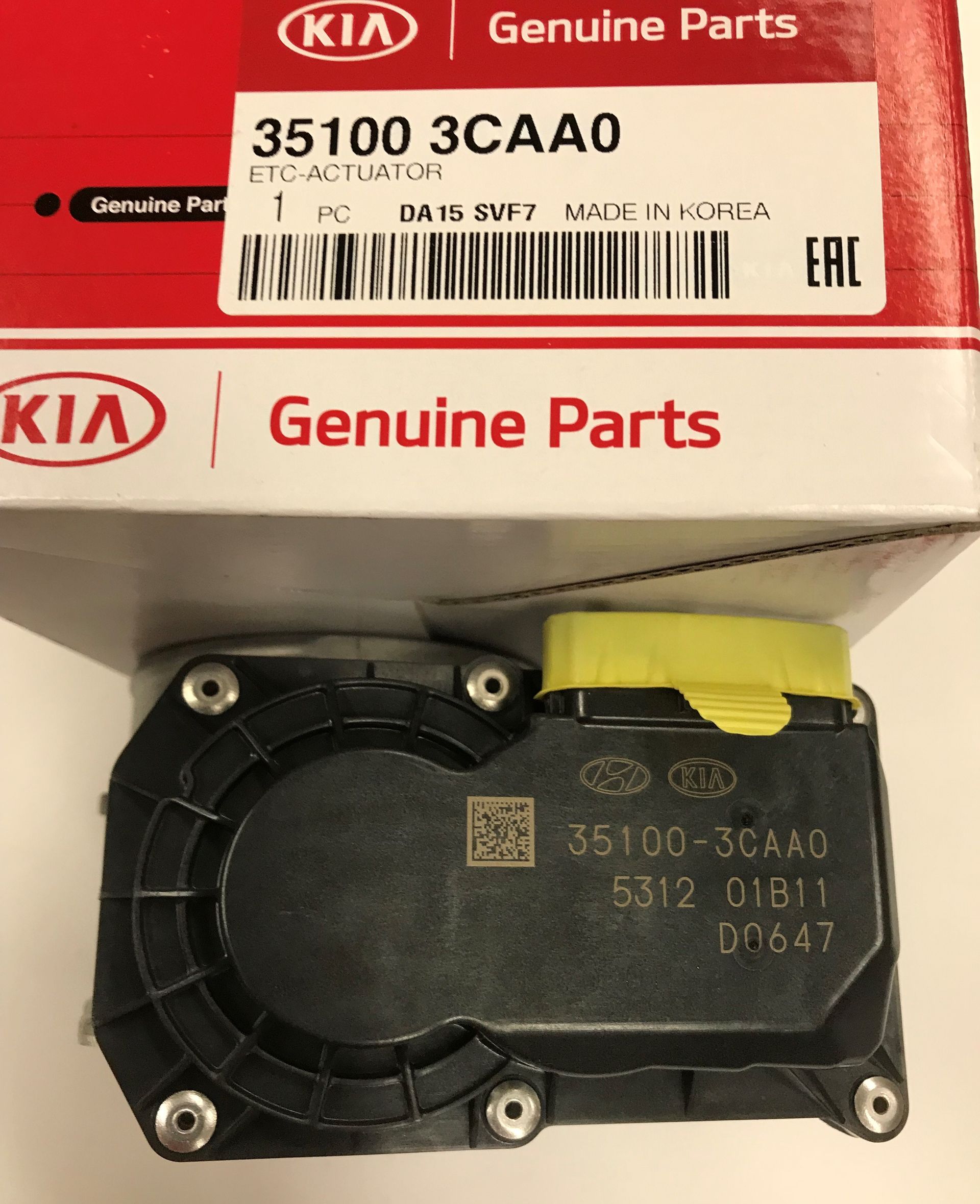 35100 3CAA0 Throttle Body 2014 2018 Kia Kia Parts Store