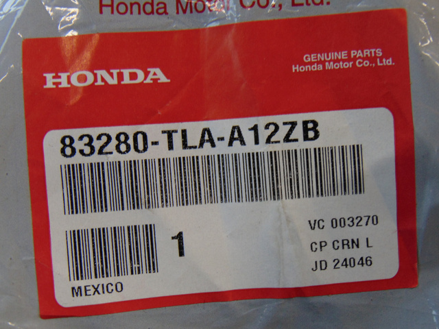 確認用 #amonail_nailparts 83280-TLA-A12ZB - Sun-Visor Assembly L *NH836L* (Mirror) (Wisteria