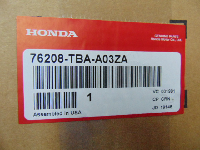 76208-TBA-A03ZA - 2017-2021 Honda Civic - Mirror Sub-Assembly R