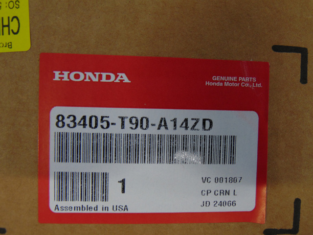 83405-T90-A14ZD - Armrest | Genuine Honda Parts