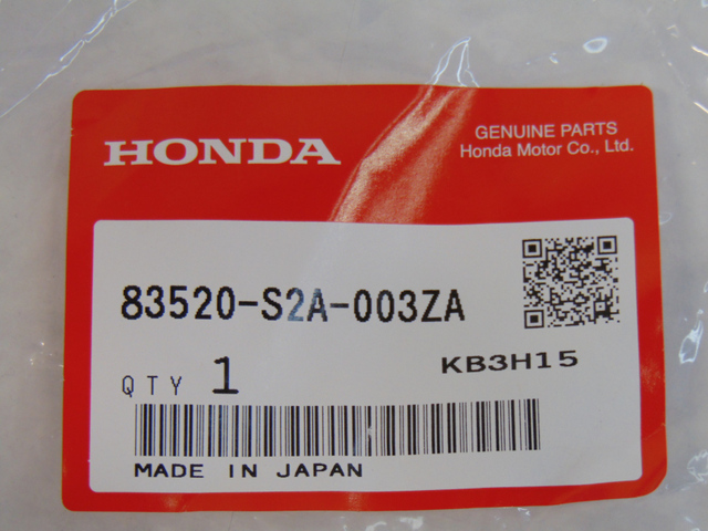 83520-S2A-003ZA - Grip R Door Lining *NH167L* (Graphite Black