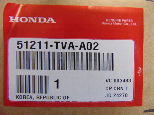 51211-TVA-A02 - 2018-2025 Honda Accord - Knuckle | Genuine Honda Parts