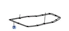 21814-RJ2-003 - Gasket Oil Pan - 2013-2020 Honda | Genuine Honda Parts