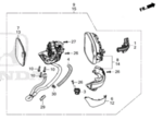 2023-2025 Honda CR-V - Mirror Assembly